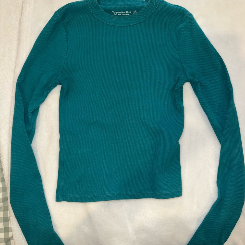 Abercrombie & Fitch Turquoise Long Sleeve Tee